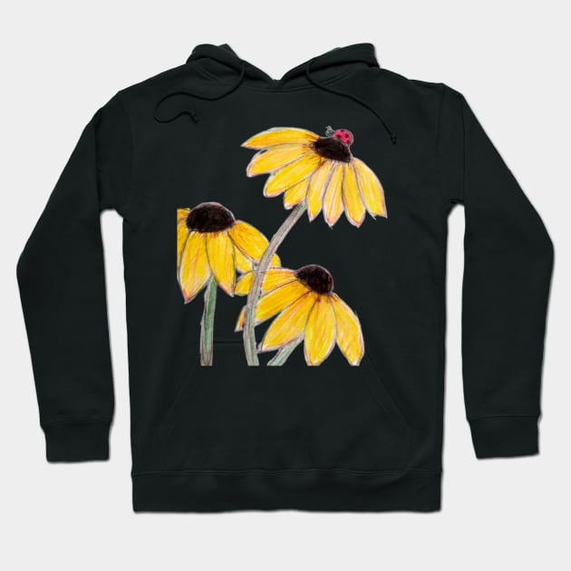 Black-eyed Susan Hoodie by Jepner